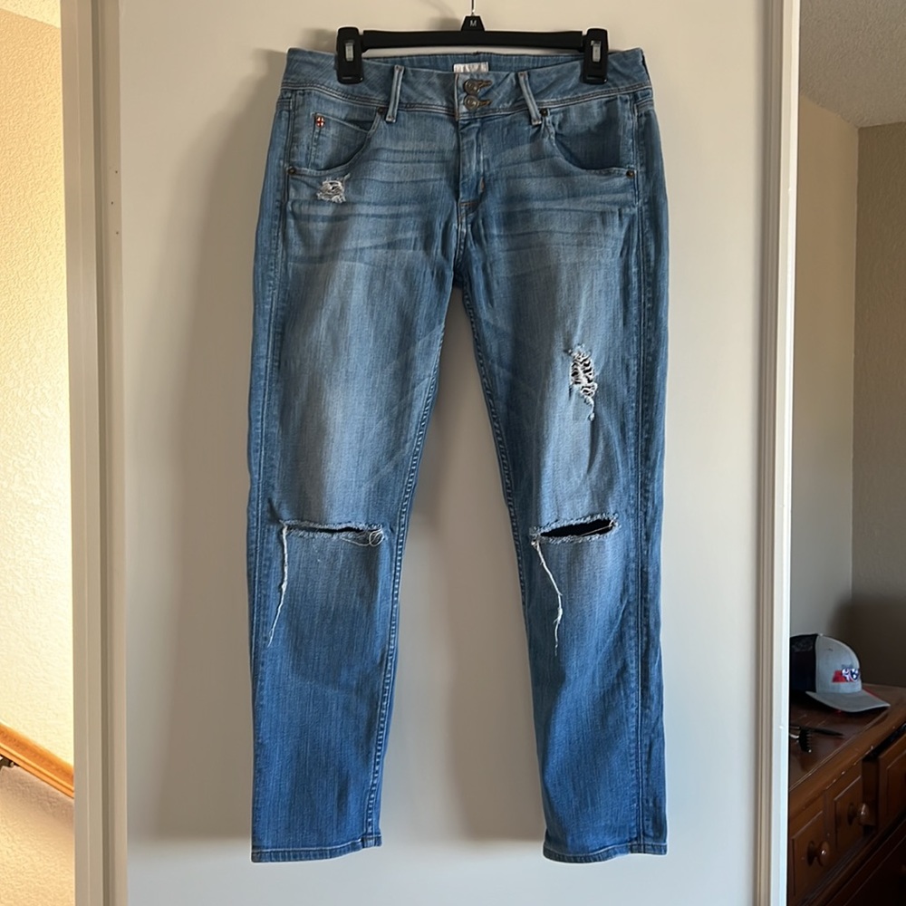 Hudson Jeans  Collin Flap Skinny Crop. Size 30.